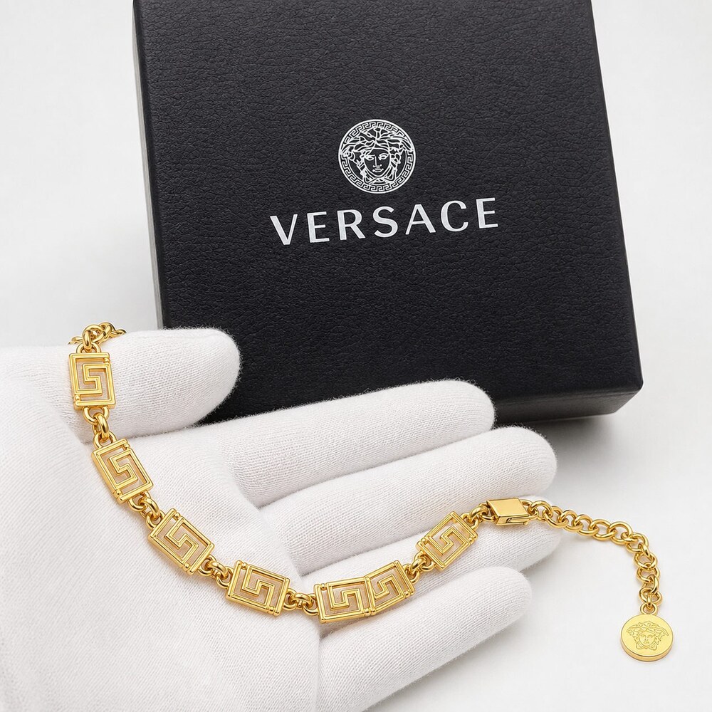 Versace Bold Statement Necklace Style 2 | New with Box - Picture 6 of 9